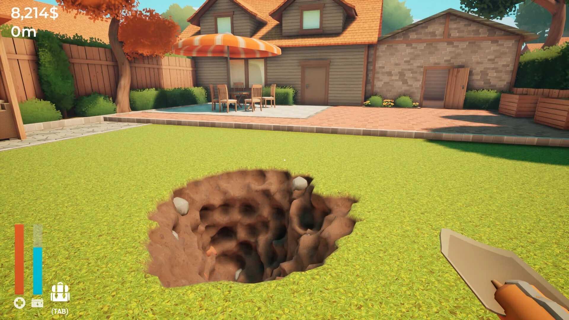 a game about digging a hole